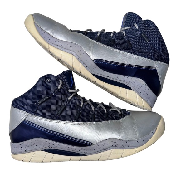 Jordan Other - Nike Air Jordan Prime Flight Obsidian Royal Silver 616846-407 Men's Size11.5